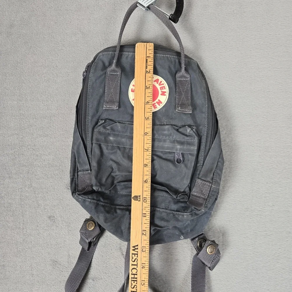 Fjallraven Mini Kanken Classic Backpack Blue Waxed Cotton‎ 23561